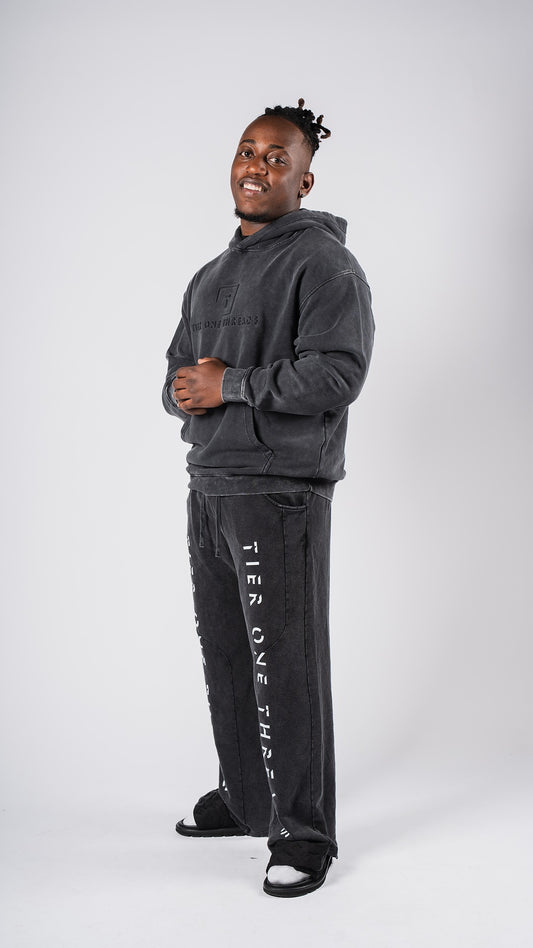 Tier One Threads Open-Cuff Sweats